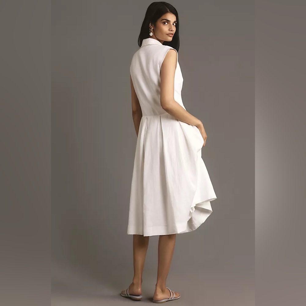 Reformation Prim linen dress in white - Picture 2 of 3